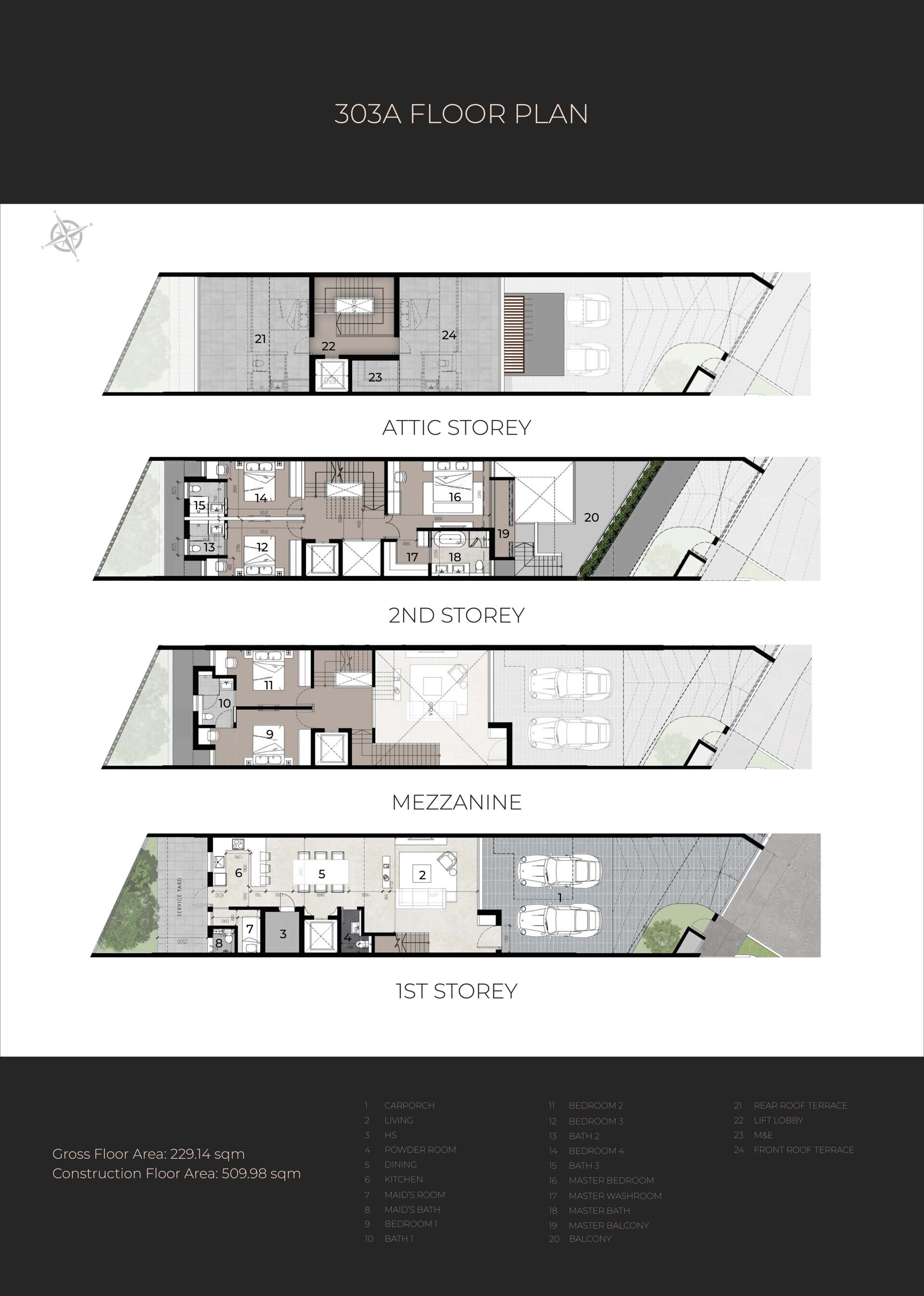 The Harbour Residences floorplan